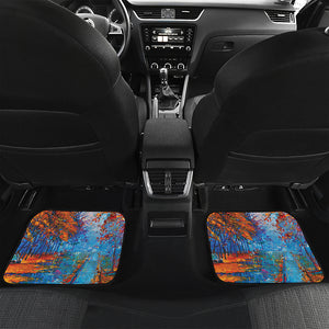 Autumn Painting Print Front and Back Car Floor Mats