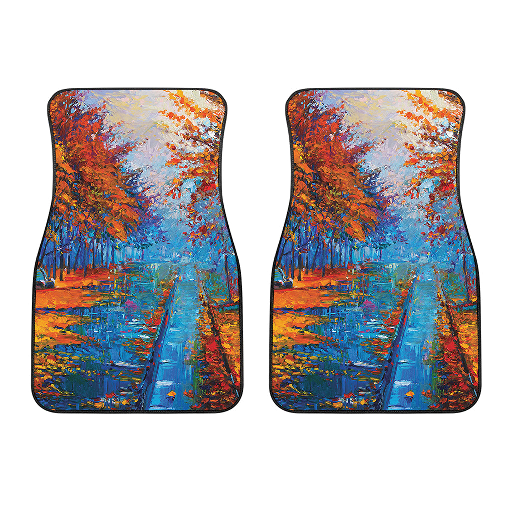 Autumn Painting Print Front Car Floor Mats