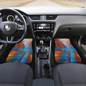 Autumn Painting Print Front Car Floor Mats