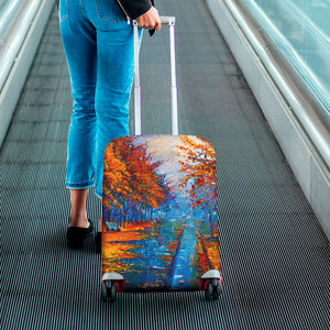 Autumn Painting Print Luggage Cover