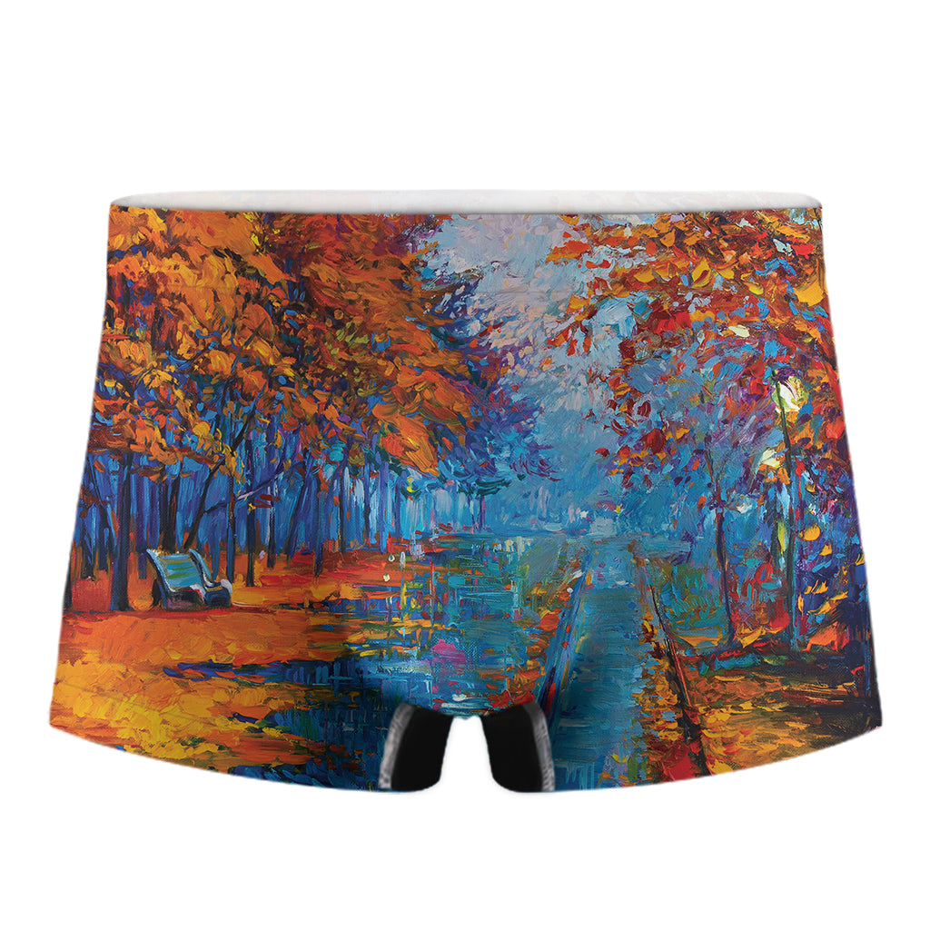 Autumn Painting Print Men's Boxer Briefs