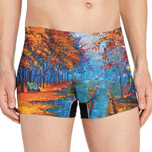 Autumn Painting Print Men's Boxer Briefs