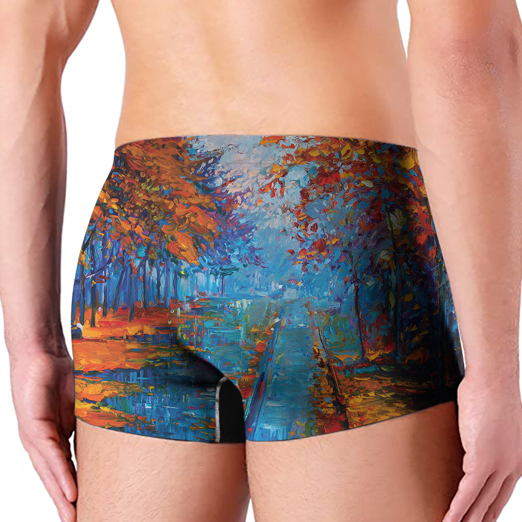 Autumn Painting Print Men's Boxer Briefs