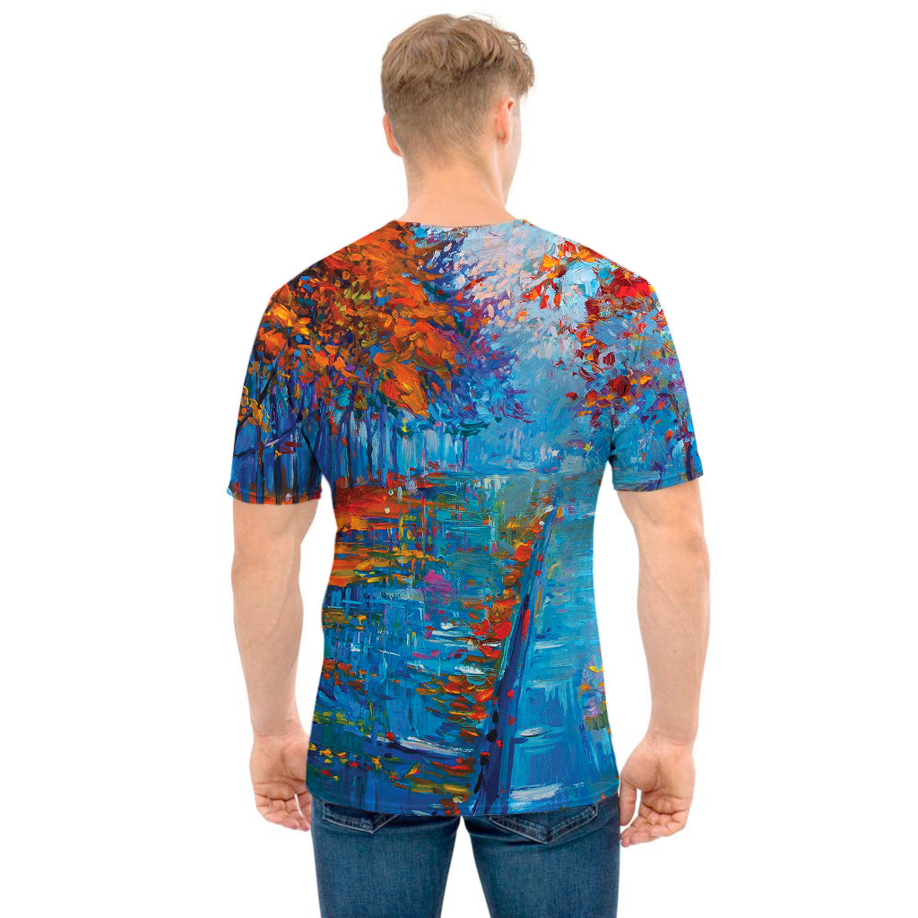 Autumn Painting Print Men's T-Shirt