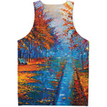 Autumn Painting Print Men's Tank Top