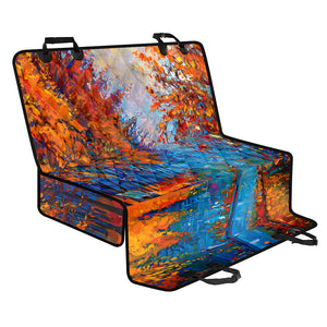 Autumn Painting Print Pet Car Back Seat Cover