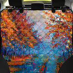 Autumn Painting Print Pet Car Back Seat Cover