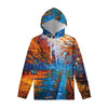 Autumn Painting Print Pullover Hoodie