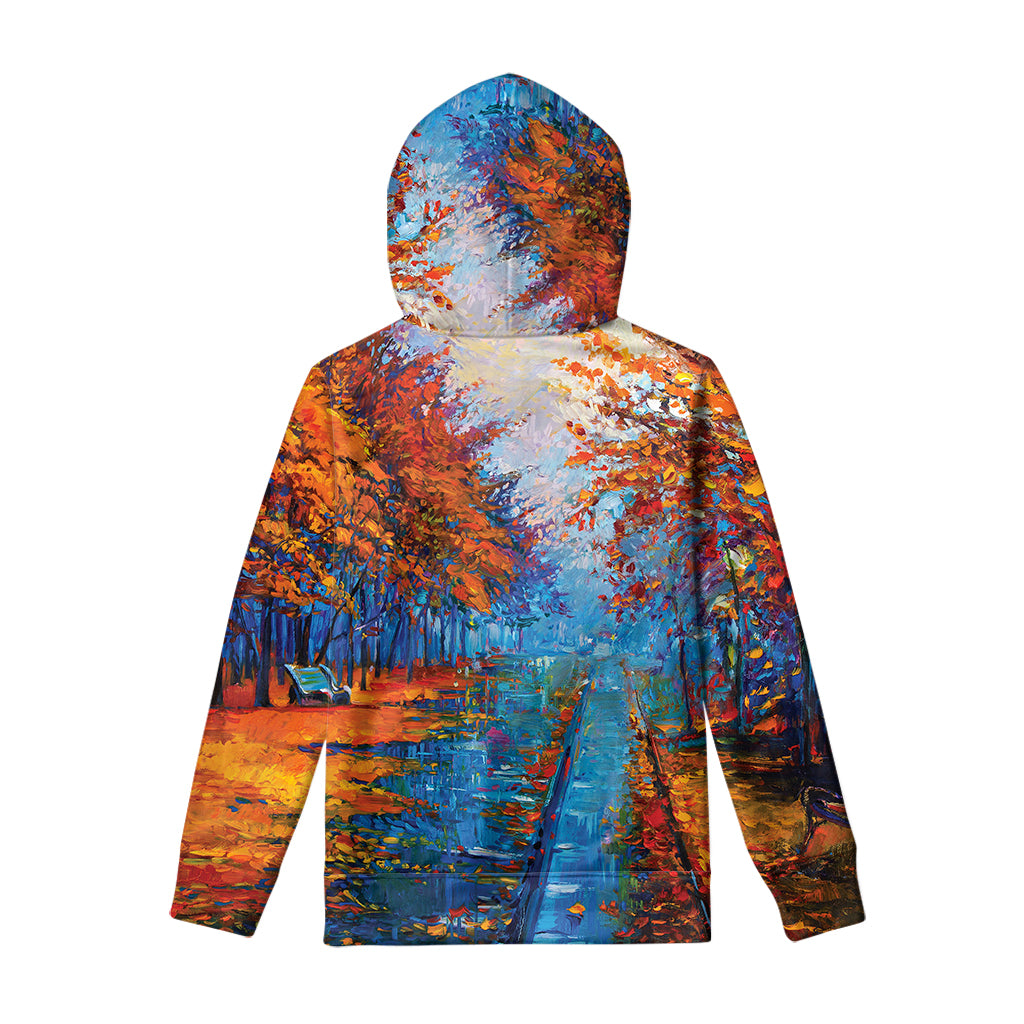 Autumn Painting Print Pullover Hoodie