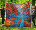 Autumn Painting Print Quilt