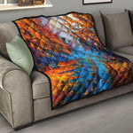 Autumn Painting Print Quilt