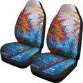 Autumn Painting Print Universal Fit Car Seat Covers
