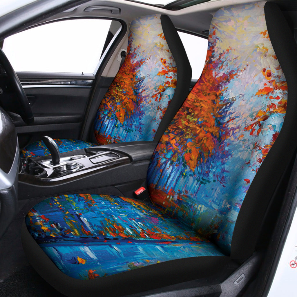 Autumn Painting Print Universal Fit Car Seat Covers