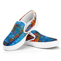 Autumn Painting Print White Slip On Sneakers