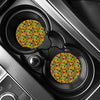 Autumn Sunflower Pattern Print Car Coasters