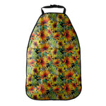 Autumn Sunflower Pattern Print Car Seat Organizers