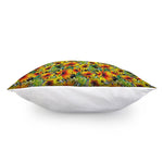 Autumn Sunflower Pattern Print Pillow Cover