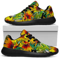 Autumn Sunflower Pattern Print Walking Shoes