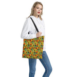 Autumn Sunflower Pattern Print Tote Bag