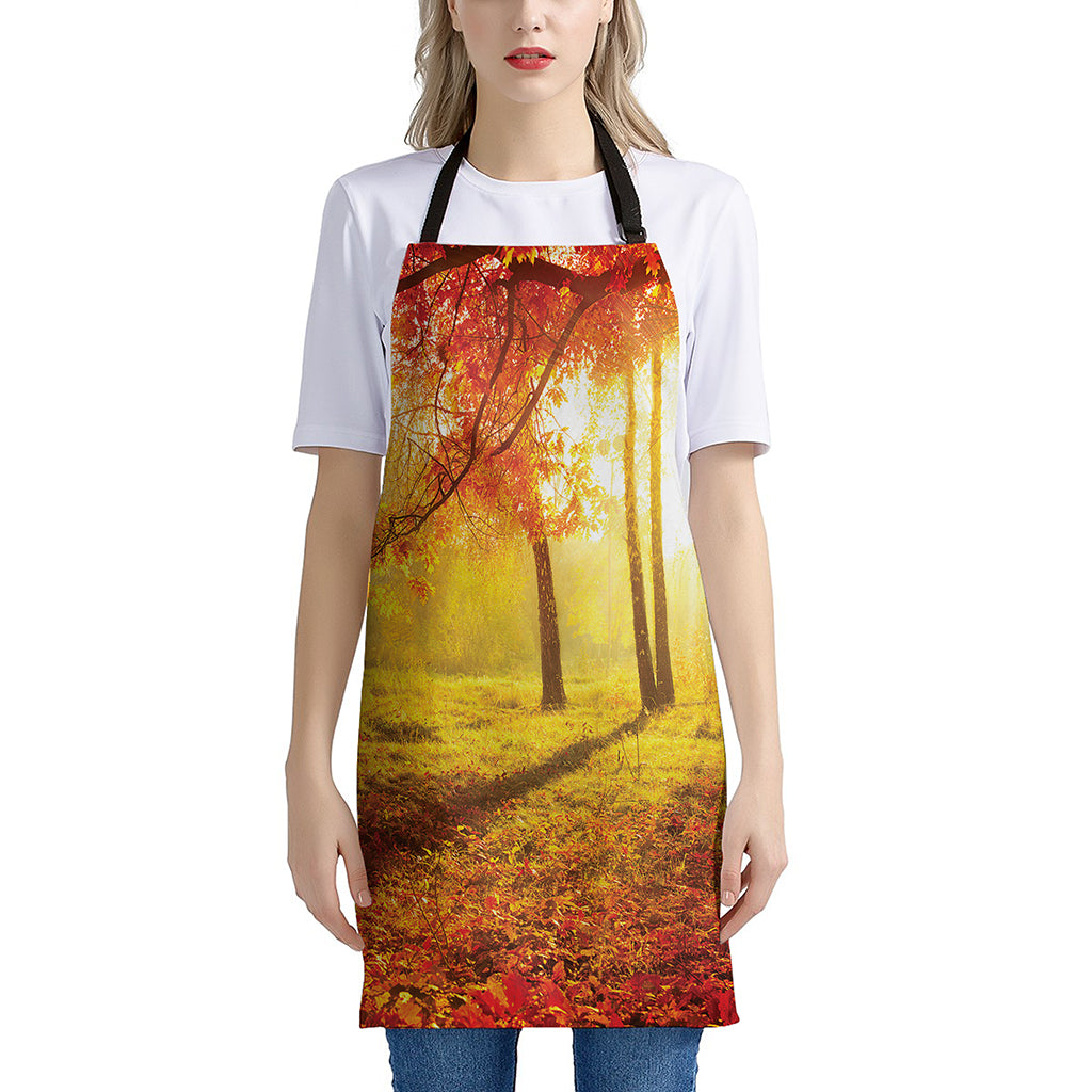 Autumn Trees Print Apron