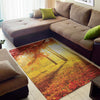 Autumn Trees Print Area Rug