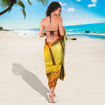 Autumn Trees Print Beach Sarong Wrap