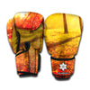 Autumn Trees Print Boxing Gloves