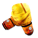 Autumn Trees Print Boxing Gloves