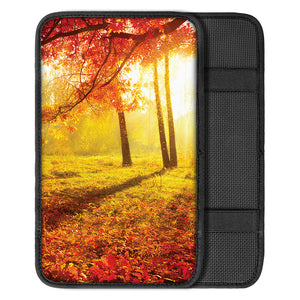 Autumn Trees Print Car Center Console Cover