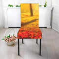 Autumn Trees Print Dining Chair Slipcover