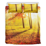 Autumn Trees Print Duvet Cover Bedding Set
