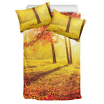 Autumn Trees Print Duvet Cover Bedding Set