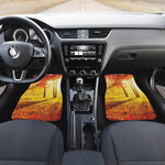 Autumn Trees Print Front and Back Car Floor Mats