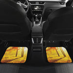 Autumn Trees Print Front and Back Car Floor Mats