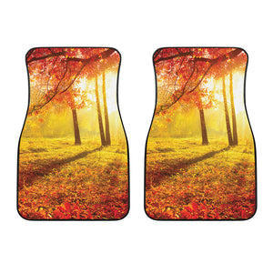 Autumn Trees Print Front Car Floor Mats