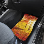 Autumn Trees Print Front Car Floor Mats