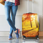 Autumn Trees Print Luggage Cover