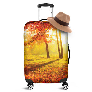 Autumn Trees Print Luggage Cover