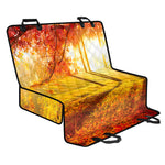 Autumn Trees Print Pet Car Back Seat Cover