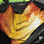 Autumn Trees Print Pet Car Back Seat Cover