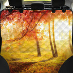 Autumn Trees Print Pet Car Back Seat Cover