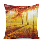 Autumn Trees Print Pillow Cover