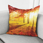 Autumn Trees Print Pillow Cover