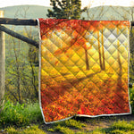 Autumn Trees Print Quilt