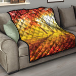 Autumn Trees Print Quilt