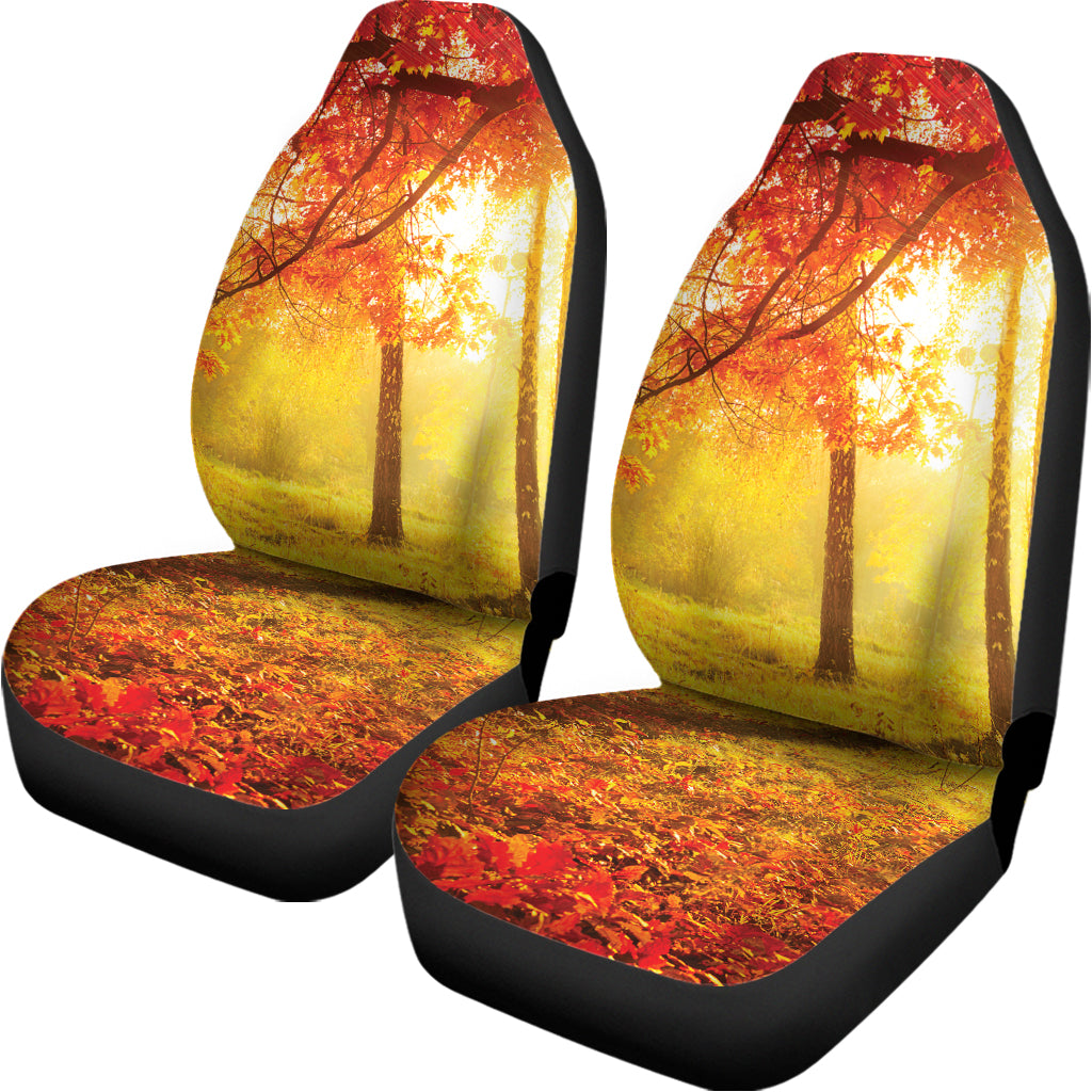 Autumn Trees Print Universal Fit Car Seat Covers