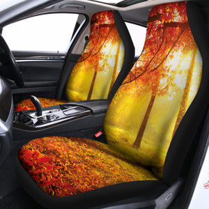 Autumn Trees Print Universal Fit Car Seat Covers