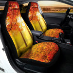 Autumn Trees Print Universal Fit Car Seat Covers