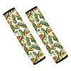 Avocado Cut In Half Drawing Print Car Seat Belt Covers