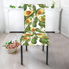 Avocado Cut In Half Drawing Print Dining Chair Slipcover